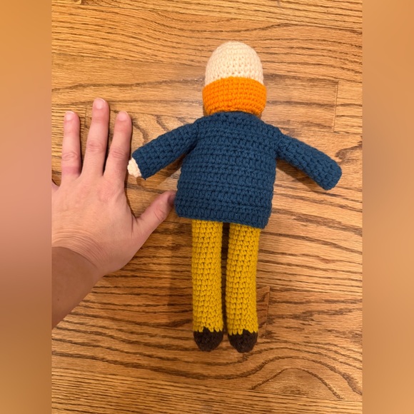 Vincent Van Gogh crochet doll 8inches - Picture 4 of 5